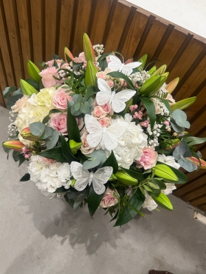 Handtied Bouquet in Vase