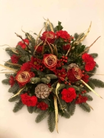 Round Posy Christmas Arrangement